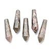 Natural Rhodonite Pointed Beads G-E490-C34-1