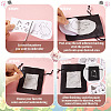 57 Patterns Non-woven Fabrics Water-soluble Embroidery Aid Drawing Sketch DIY-TAC0100-016-4