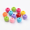 Mixed Color Acrylic Jewelry Beads PAB702Y-2