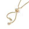 Brass Box Chains Slider Bracelet Makings KK-E068-VD012-2-3