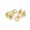 Brass Micro Pave Cubic Zirconia Peg Bails Pendants KK-K277-11G-2