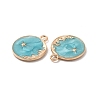 Alloy Enamel Pendants ENAM-N054-008F-G-3