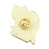 Cat Shape Enamel Pins JEWB-A017-01A-2