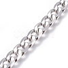 201 Stainless Steel Cuban Link Chains CHS-L020-036B-P-1
