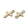 Brass Tiny Cross Charms KK-L205-09-A-3
