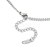 304 Stainless Steel Curb Chain Necklace for Men Women NJEW-YW0001-14-2