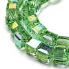Electroplate Glass Beads Strands EGLA-M031-01A-HR01-3
