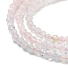 Natural Morganite Beads Strands G-B088-C22-02-4