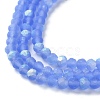 Imitation Jade Glass Beads Strands EGLA-A034-T2mm-MB14-4