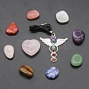 Valentine's Day Theme Chakra Gemstone Ornaments Set VALE-PW0003-03-3