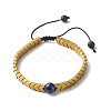 Natural Lapis Lazuli(Dyed) Stretch Bracelets Set for Girl Women BJEW-JB06805-02-2