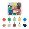 Cheriswelry 20Pcs 10 Colors Cat Eye Pendants G-CW0001-10-10