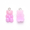 Gradient Color Opaque Resin Pendants RESI-R433-02D-1