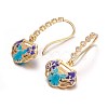 Brass Dangle Earrings EJEW-E234-05I-G-1