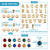 DIY Birthstone Jewelry Making Finding Kit FIND-TA0002-12-3