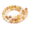 Natural Topaz Jade Beads Strands G-T106-248-3