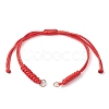 Adjustable Braided Eco-Friendly Korean Waxed Polyester Cord AJEW-JB01205-01-1