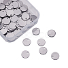 100pcs 304 Stainless Steel Stamping Blank Tag Pendants for Bracelet Earring Pendant Charms STAS-TA0001-01-1