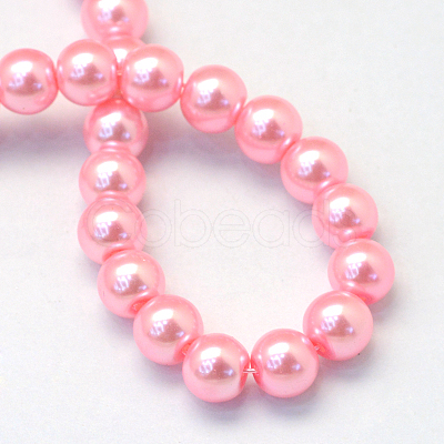 Baking Painted Glass Pearl Bead Strands X-HY-Q003-3mm-53-1