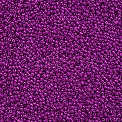 11/0 Grade A Baking Paint Glass Seed Beads X-SEED-N001-A-1073-1