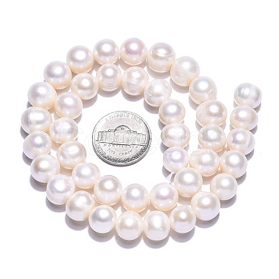 Natural Cultured Freshwater Pearl Beads Strands PEAR-N013-10E-1