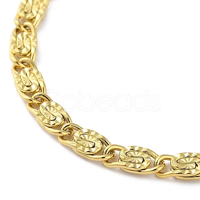 304 Stainless Steel Lumachina Chain Bracelets for Women BJEW-G712-06G-1