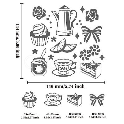 Stainless Steel Cutting Dies Stencils DIY-WH0279-108-1