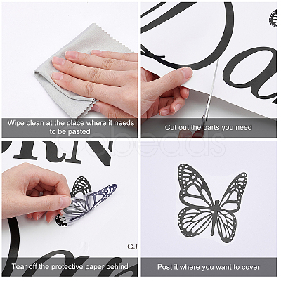 PVC Wall Stickers DIY-WH0228-443-1