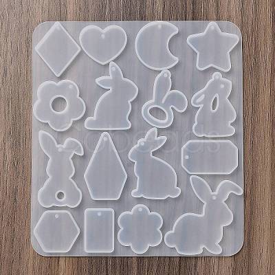 Animal Earrings Pendants DIY Silicone Mold DIY-Q033-02B-1