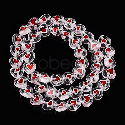 Handmade Lampwork Beads Strands X-LAMP-R139-04C-1