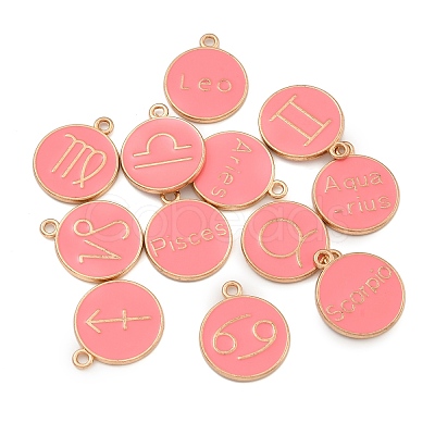 Alloy Enamel Pendants ENAM-XCP0001-45B-02-1