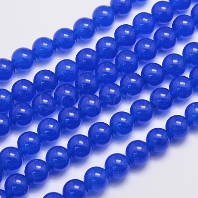 Natural & Dyed Malaysia Jade Bead Strands X-G-A146-10mm-A21-1