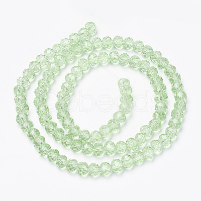 Glass Beads Strands EGLA-A034-T4mm-D09-1