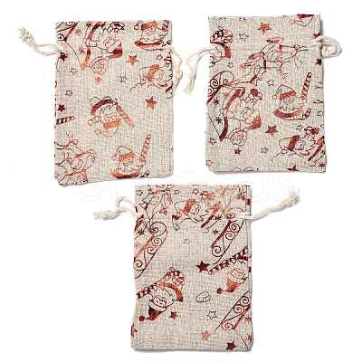 Cotton Gift Packing Pouches Drawstring Bags ABAG-B001-01B-03-1