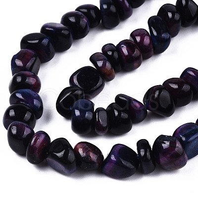 Natural Tiger Eye Beads Strands G-S374-003G-1