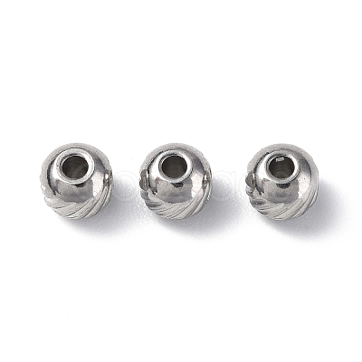 Non-Tarnish 201 Stainless Steel Beads STAS-G298-02B-P-1