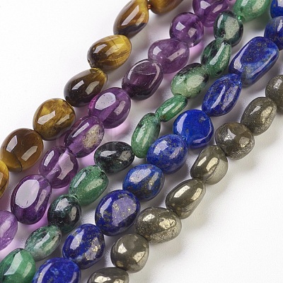 Natural Gemstone Beads Strands G-F575-01-1