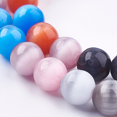 Cat Eye Beads Strands CE-F021-8mm-B02-1