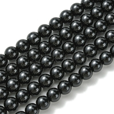 Eco-Friendly Glass Pearl Bead Strands X-HY-A008-8mm-RB080-1