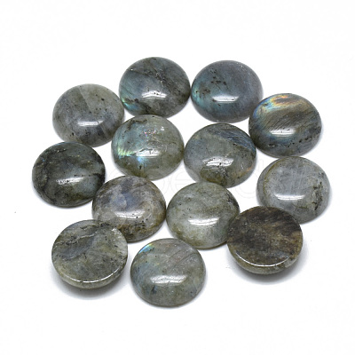 Natural Labradorite Cabochons G-T073-18-12mm-1