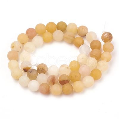 Natural Topaz Jade Beads Strands G-T106-248-1