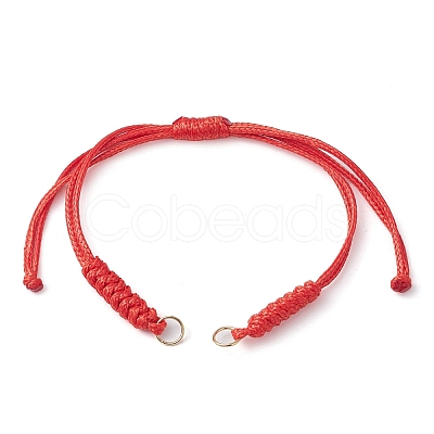 Adjustable Braided Eco-Friendly Korean Waxed Polyester Cord AJEW-JB01205-01-1