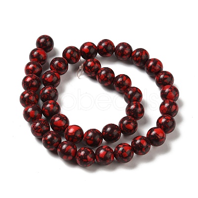 Synthetic Gemstone Dyed Beads Strands G-P507-03B-08-1