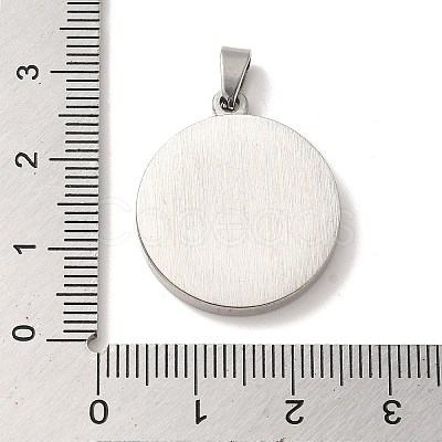 304 Stainless Steel Pendant Cabochons Settings STAS-L272-003P-1