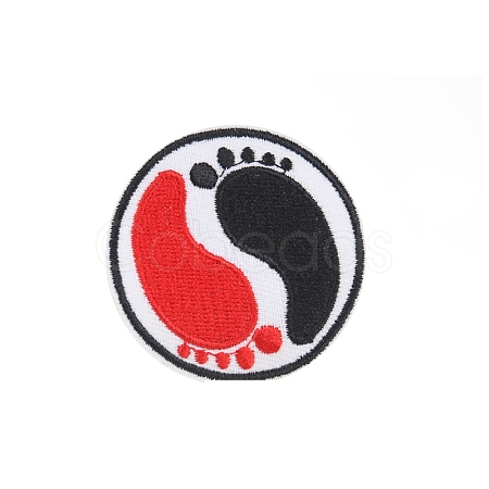 Computerized Embroidery Cloth Iron on/Sew on Patches PW-WG8AF3A-03-1