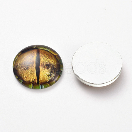 Glass Cabochons GLAA-WH0015-22D-06-1