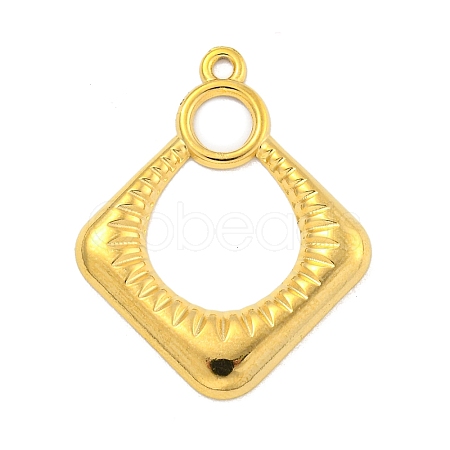 304 Stainless Steel Pendants STAS-K273-06G-1