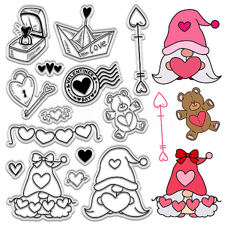 Custom PVC Plastic Clear Stamps DIY-WH0439-0238-1