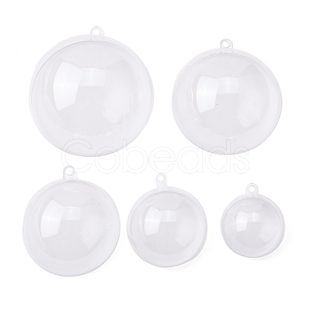 ARRICRAFT 40sets 5 Style Openable Transparent Plastic Pendants FIND-AR0001-38-1