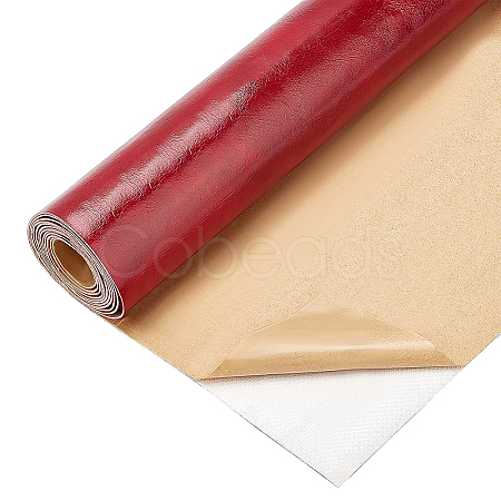 PU Leather Self-adhesive Fabric DIY-WH0209-72B-1